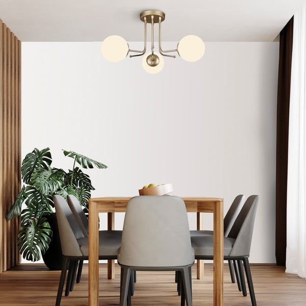 Stropna svetilka v zlati barvi Squid Lighting Star, višina 34 cm-image-3