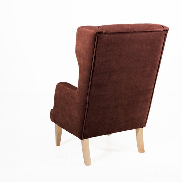 Rjav fotelj Max Winzer Bennet Suede-image-3