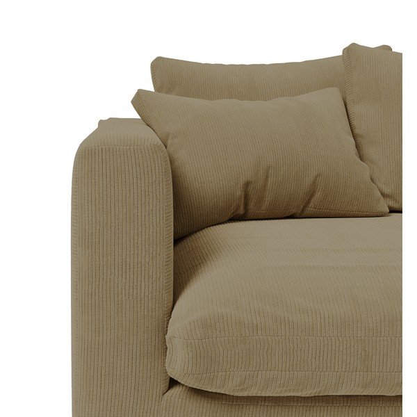 Bež žametni kavč 175 cm Comfy - Scandic-image-3