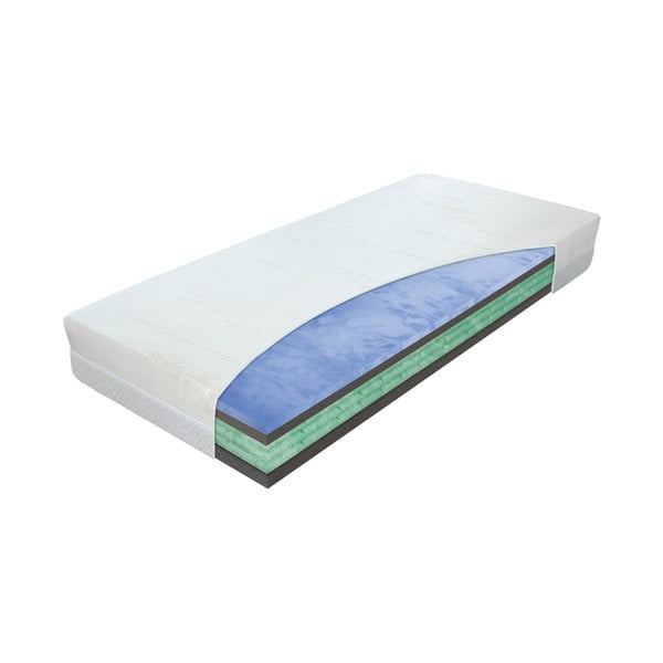 Srednje trda vzmetnica iz pene 80x200 cm Airspring Biogreen – Materasso