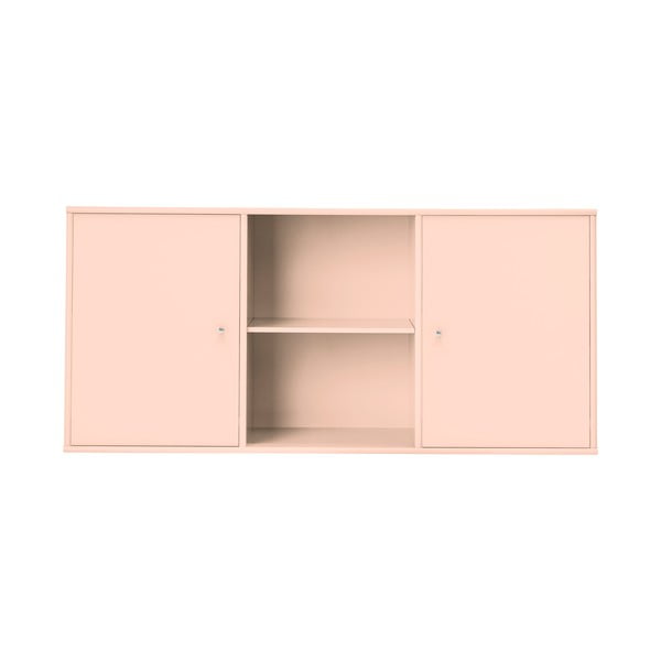 Svetlo rožnata stenska komoda 133x61x42 cm Mistral – Hammel Furniture