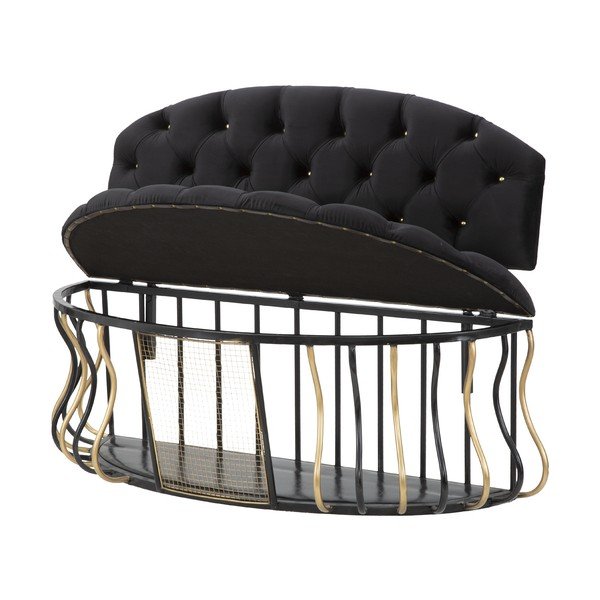 Mauro Ferretti Glam black kavč-image-2