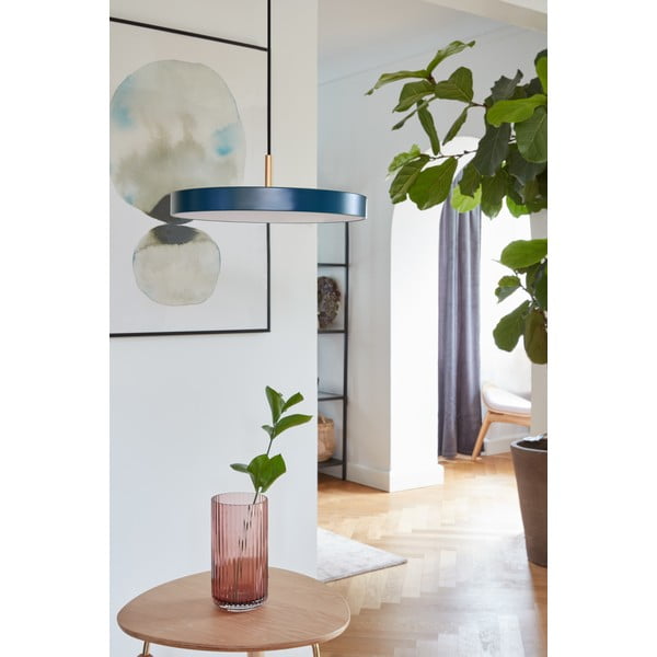 Modrozelena LED viseča svetilka s kovinskim senčnikom ø 31 cm Asteria Mini – UMAGE-image-1