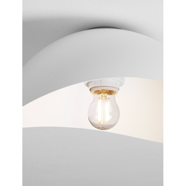 Mat bela kovinska stropna svetilka Opsi – Nova Luce-image-3