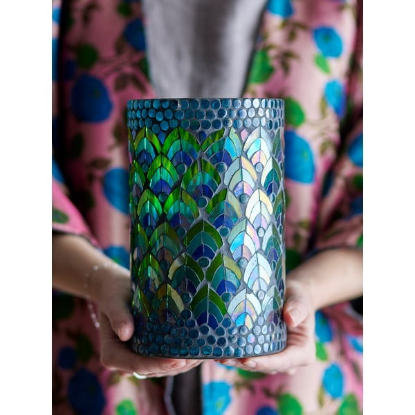 Steklen svečnik za čajno svečko Kali – Bloomingville-image-3