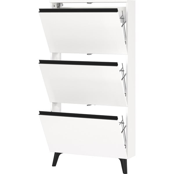 Bela preklopna omarica za čevlje Scarpa – Germania-image-2