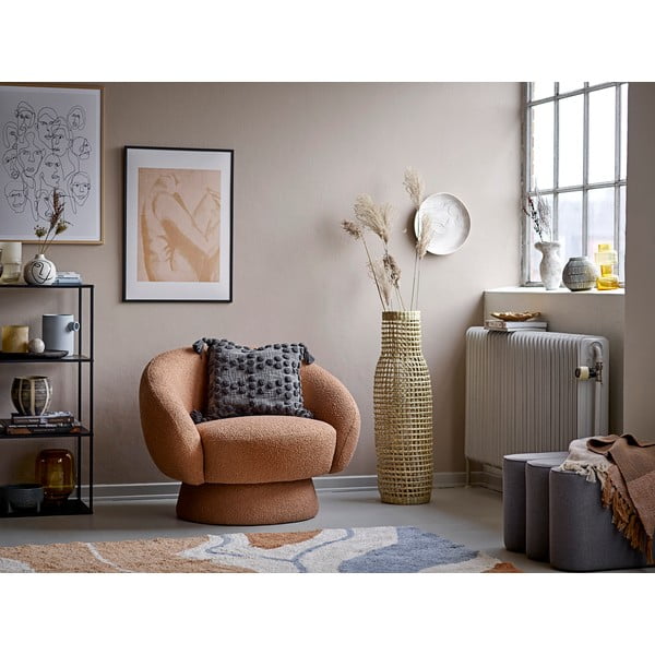 Vaza iz bele keramike Bloomingville Norma, višina 13,5 cm-image-2