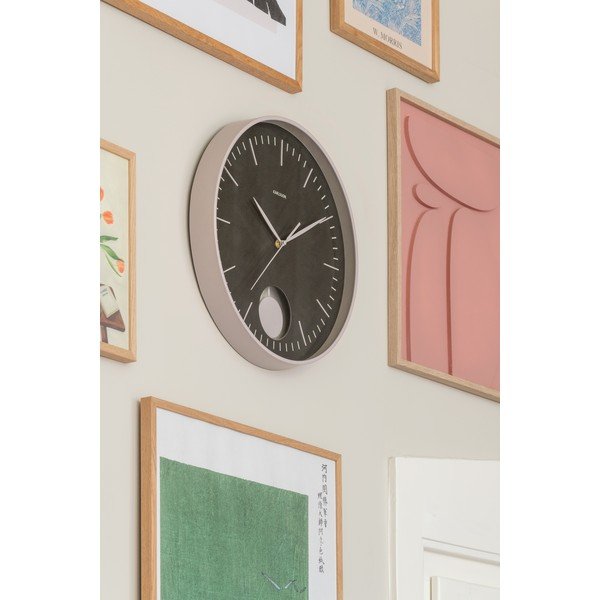 Nihajna/stenska ura ø 41 cm Grato Pendulum – Karlsson-image-1