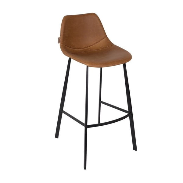 Komplet 2 rjavih barskih stolov Dutchbone Franky, višina 106 cm