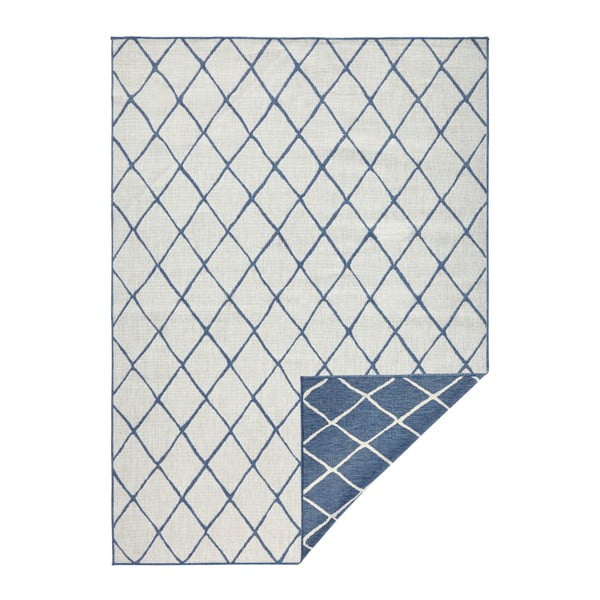 Modro-krem zunanja preproga NORTHRUGS Malaga, 120 x 170 cm-image-3