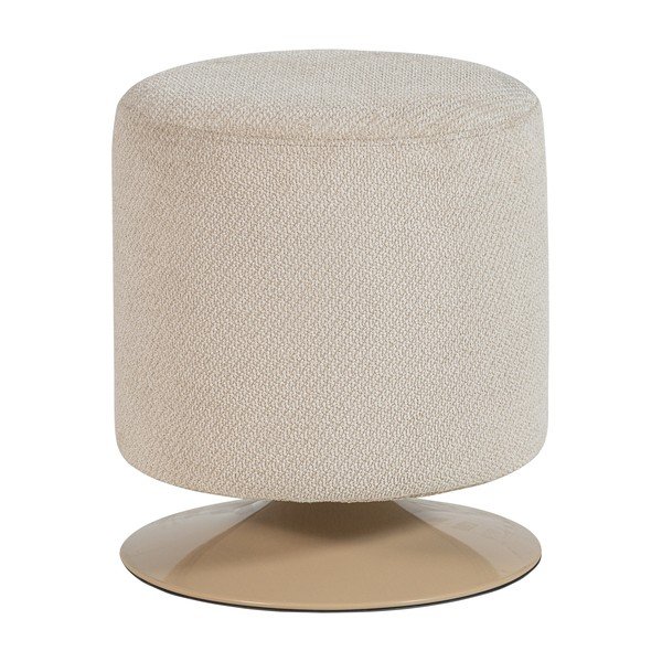 Bež tabure iz tkanine bouclé Islen – WOOOD