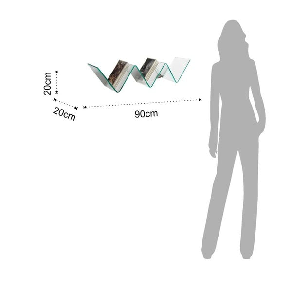 Steklena polica Tomasucci Zig Zag-image-3