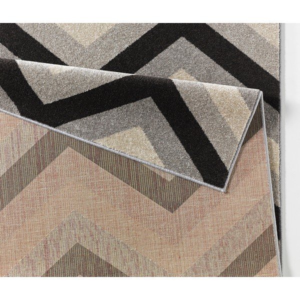 Črna preproga Chateau Chevron, 70x140 cm-image-3