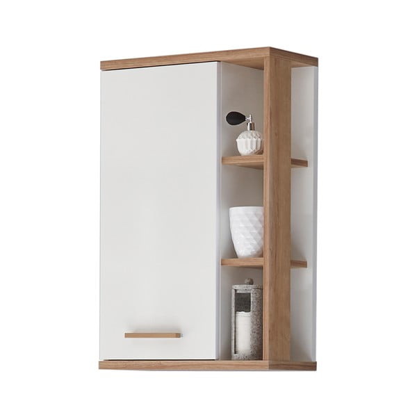 Bela stenska kopalniška omarica 51x75 cm Set 923 - Pelipal-image-2