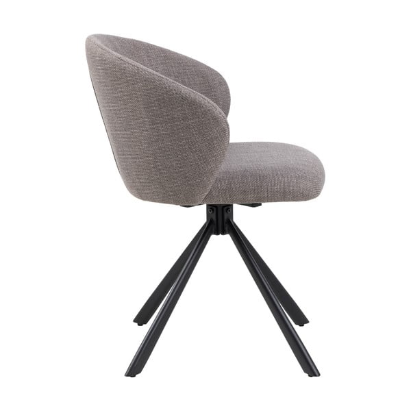 Sivi oblazinjeni jedilni stoli v kompletu 2 ks Pippa – Actona-image-3