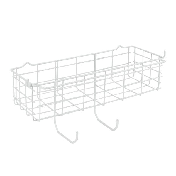 Stenski nosilec cevi s prostorom za shranjevanje Metaltex-image-2