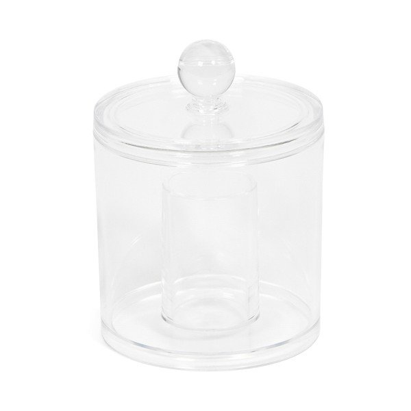 Škatla za shranjevanje bombažnih blazinic in vatiranih palčk, višina 11 cm-image-4