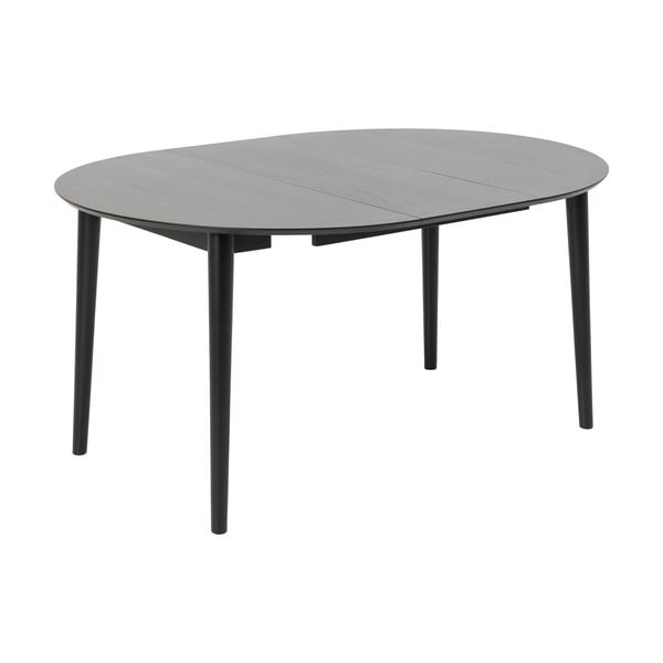 Okrogla raztegljiva jedilna miza z mizno ploščo v hrastovem dekorju ø 115 cm Montreux – Actona-image-4