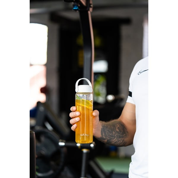 Bela steklena steklenica za vodo 540 ml Fuori – Vialli Design-image-4