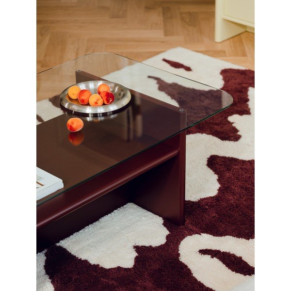 Bordo rdeča klubska mizica 63x100 cm Tovo – noo.ma-image-2