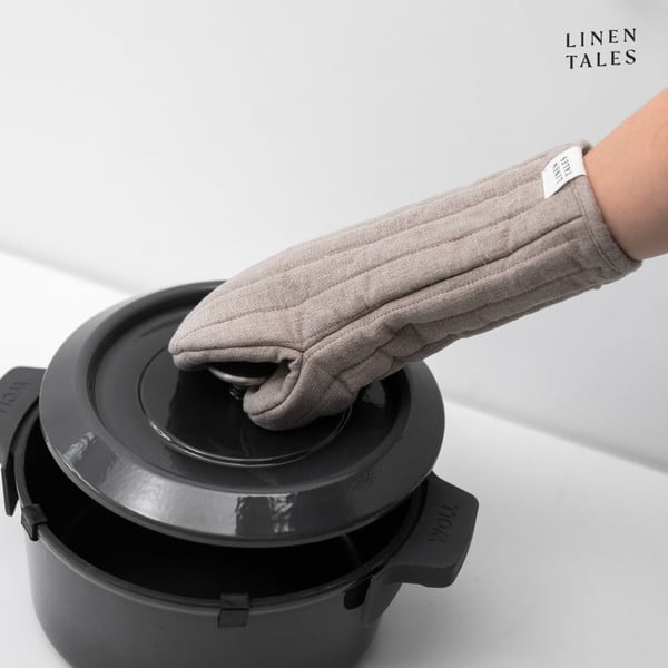 Lanena kuhinjska rokavica Natural – Linen Tales-image-1