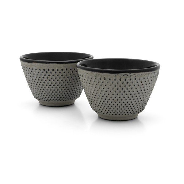 Sive skodelice v kompletu 2 ks iz litega železa 100 ml Jang – Bredemeijer