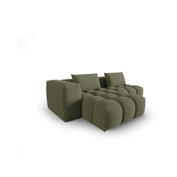 Temno zelena kotna sedežna garnitura (levi kot/z ležalnikom) Verona – Cosmopolitan Design-image-3