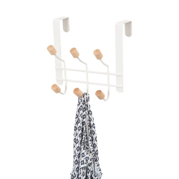 Kovinski obešalnik za vrata s 6 kavlji Compactor-image-4