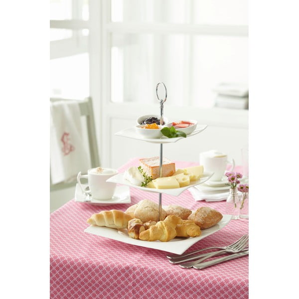 3-nivojski porcelanast etažer Maxwell & Williams Motion-image-1