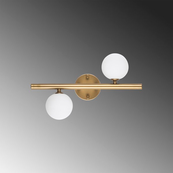 Stenska svetilka v zlati barvi Domino – Opviq lights-image-3