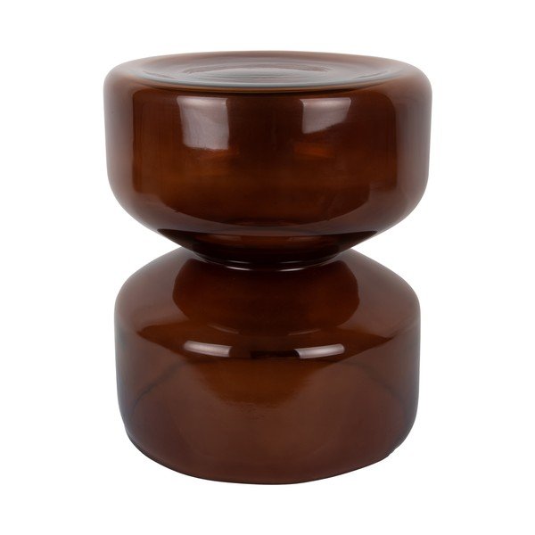 Steklena okrogla stranska mizica ø 35 cm Doble  – Leitmotiv