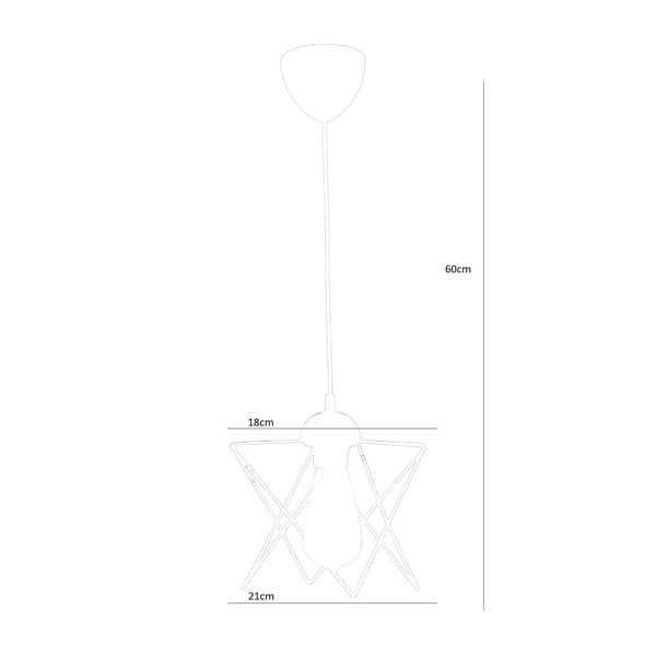 Črna viseča svetilka – Opviq lights-image-3