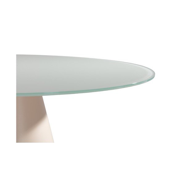 Okrogla jedilna miza s stekleno mizno ploščo ø 120 cm Vida – MOME-image-4