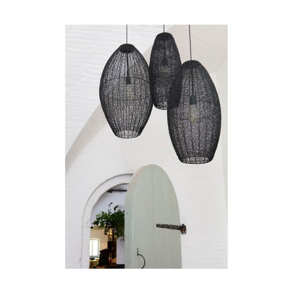 Črna viseča svetilka BePureHome Creative, ⌀ 40 cm-image-3