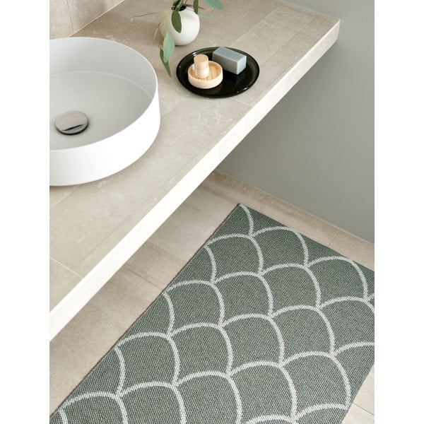 Zelen zunanji in notranji tekač 70x300 cm Kotte Army Sage – Pappelina-image-1