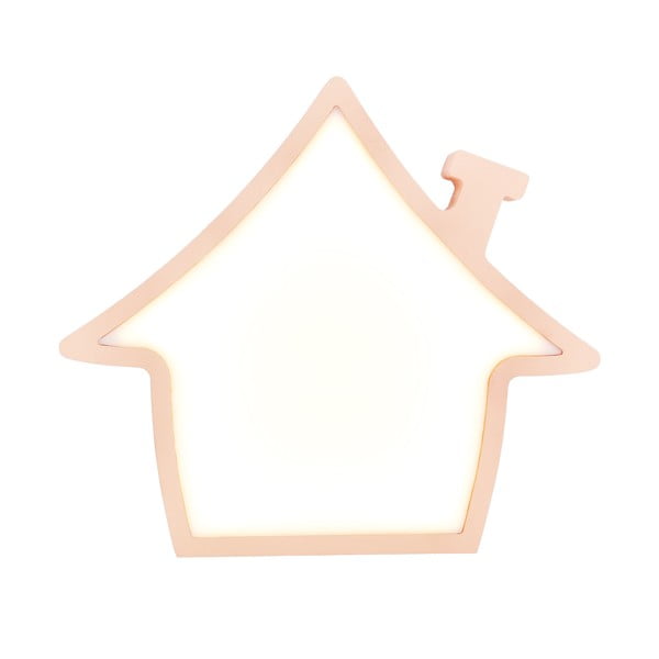 Rožnata otroška namizna svetilka House – Candellux Lighting-image-2