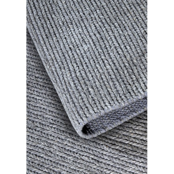 Siva ročno tkana volnena preproga 190x280 cm Francois – Villeroy&Boch-image-4