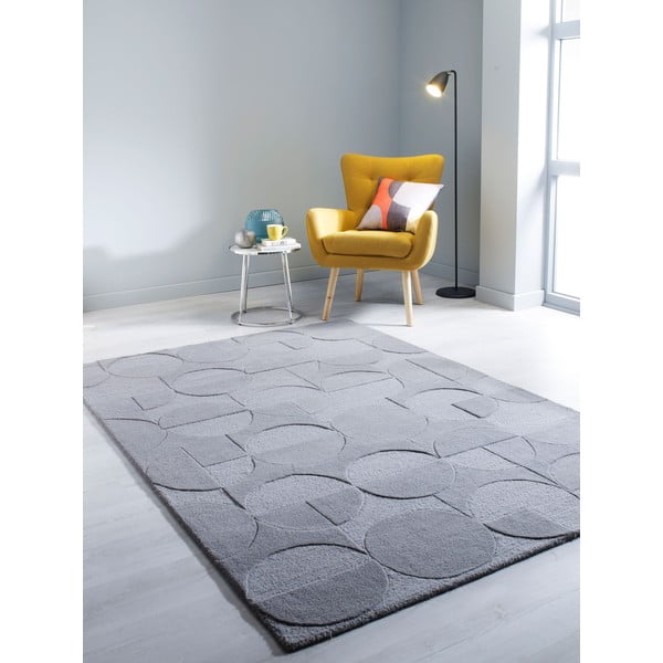Siva volnena preproga Flair Rugs Gigi, 200 x 290 cm-image-1