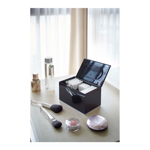 Črna kopalniška škatla YAMAZAKI Zavesa-image-1