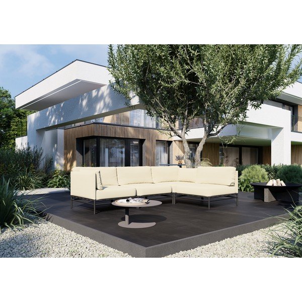 Bež modul vrtne sedežne garniture (s kotom po izbiri) Dandy – Sit Sit-image-1