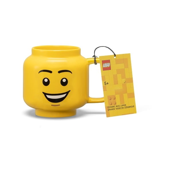 Rumena keramična otroška skodelica 530 ml Head - LEGO®-image-4