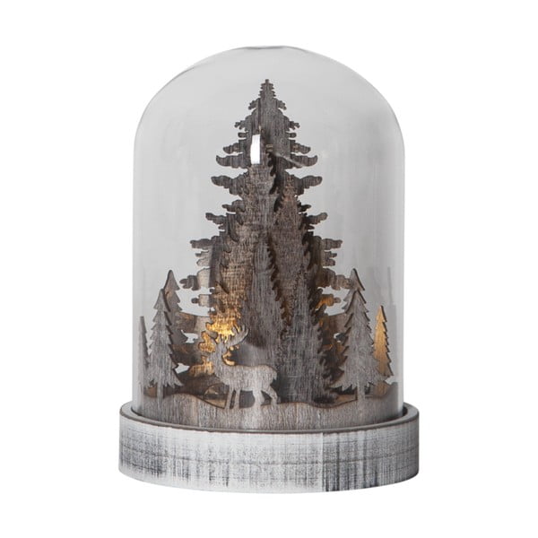 Rjava božična svetlobna dekoracija ø 12,5 cm Kupol – Star Trading