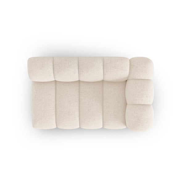 Kremno bel modul za sedežno garnituro (desni kot) Lupine – Micadoni Home-image-3
