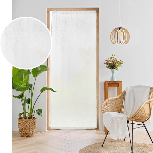 Bela zavesa za vrata 90x200 cm Haltona – douceur d'intérieur-image-4