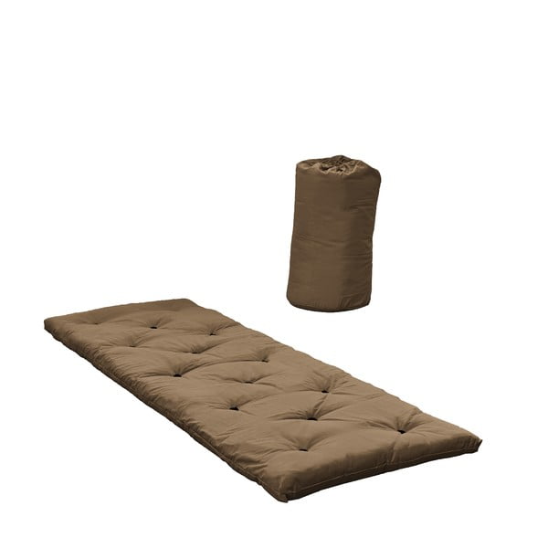 Rjava futonska vzmetnica 70x190 cm Bed In A Bag Mocca – Karup Design