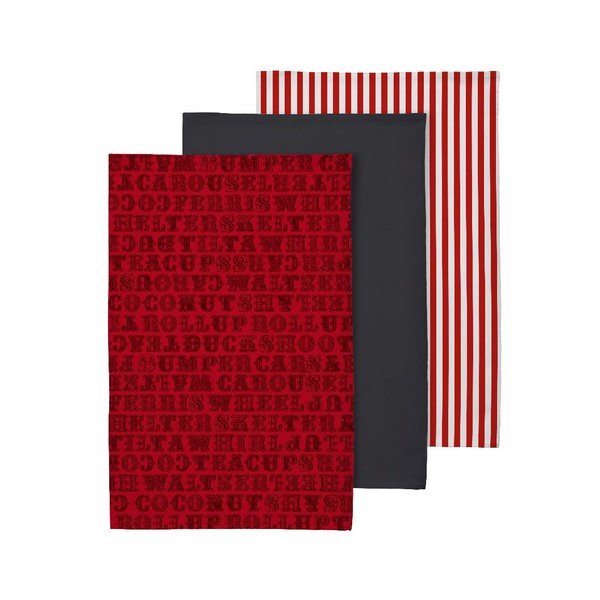 Bombažne kuhinjske krpe v kompletu 3 ks 40x60 cm Carnival – Premier Housewares-image-2