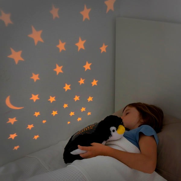 Otroški plišasti LED projektor InnovaGoods Penguin
