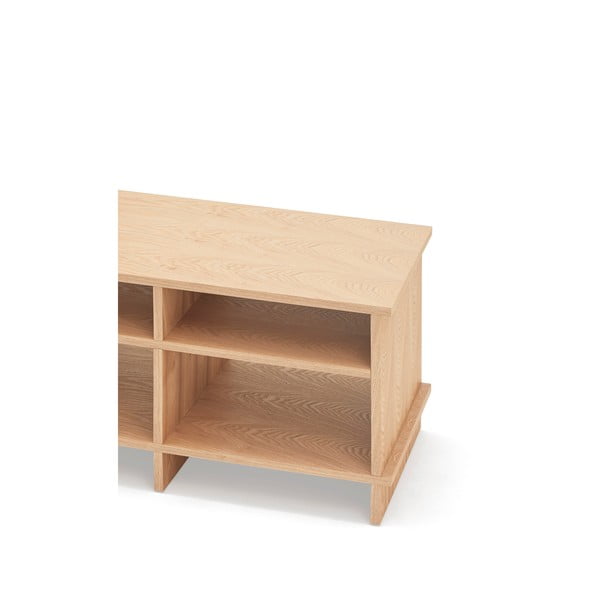 TV omarica v hrastovem dekorju v naravni barvi 180x50x40 cm Inari – Teulat-image-4