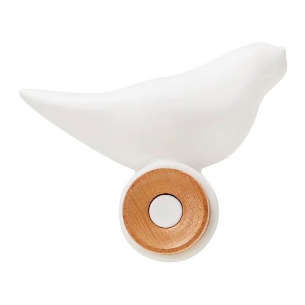 Bela stenski obešalnik Bonami Essentials Bird-image-2