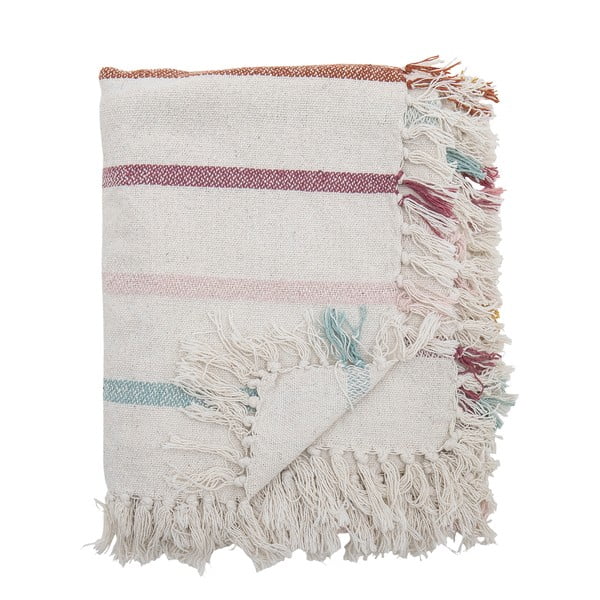 Kremno bela otroška odeja 130x160 cm Frey – Bloomingville Mini